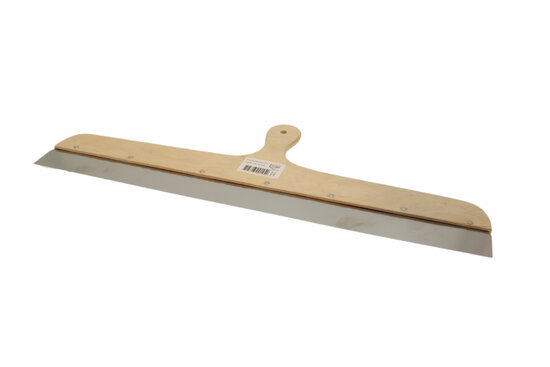 Spackmes LAAG hout RVS  60 cm. 