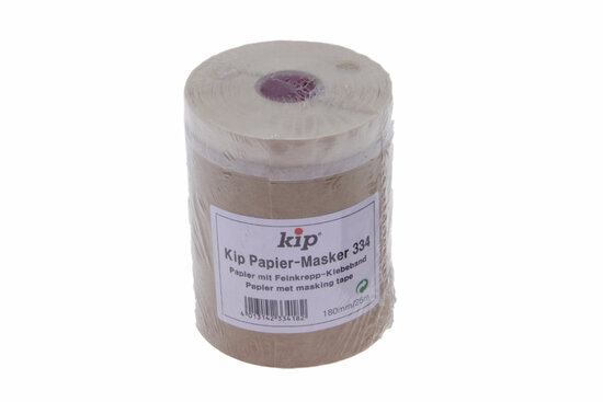 KIP-334 Maskingtape + PE papier 18 cm Rollengte 25 mtr