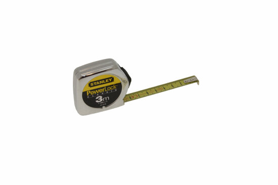 STANLEY Rolbandmaat POWERLOCK 3 mtr. 