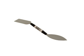 Paleerijzer (zwart) RVS 20 mm. 