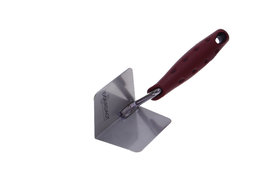 Hoektroffel Inw. afgeschuinde hoek 60x80 mm. RVS, DOORDAGT-PREMIUM SOFT 