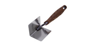 Hoektroffel 60x80mm. Inw. dubb. RVS, DOORDAGT-PREMIUM KURK 