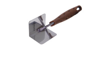 Hoektroffel 60x80mm. Inw. scherp RVS, DOORDAGT-PREMIUM KURK 